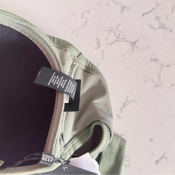 COCO REEF Women's Charisma Bra-Sized Bikini Top Palm Green 32/34DD swimwear top - Picture 15 of 16